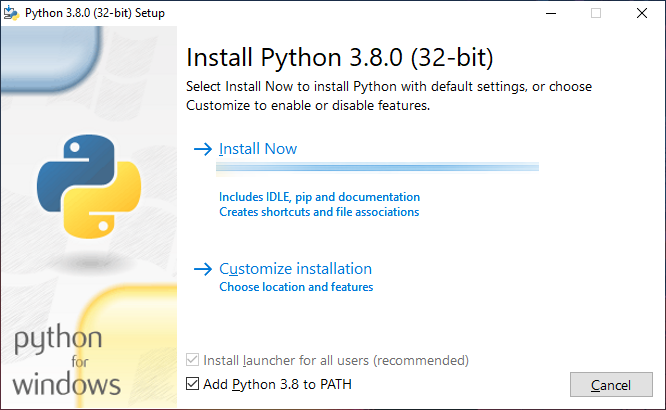 Python Installer Windows