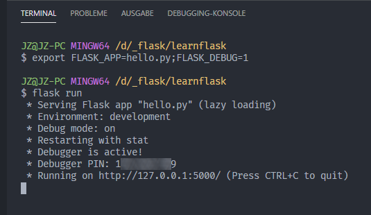 Flask_Debug=1